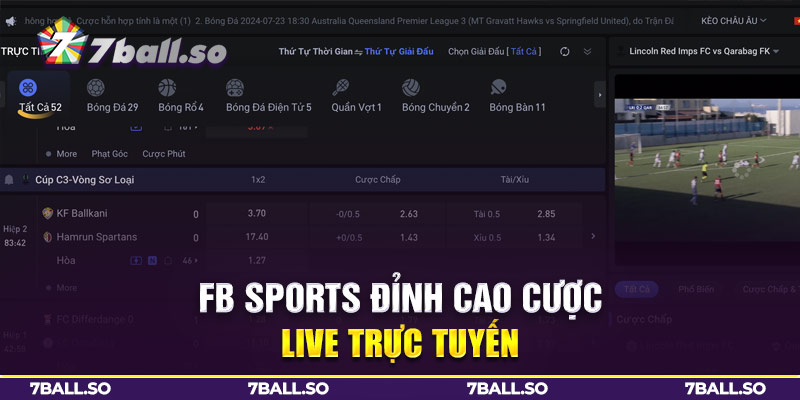 fb sports đỉnh cao cược live trực tuyến